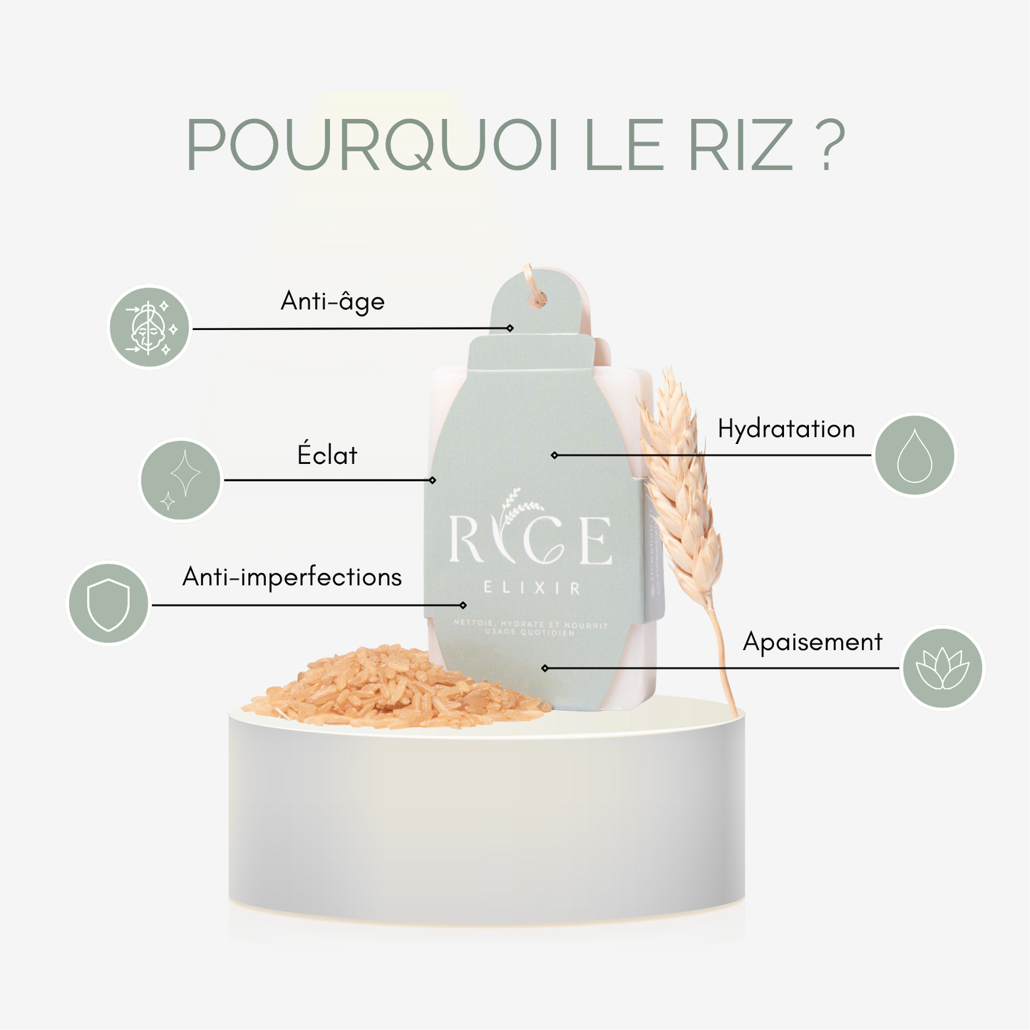 SAVON AU RIZ NATUREL – ÉCLAT & DOUCEUR